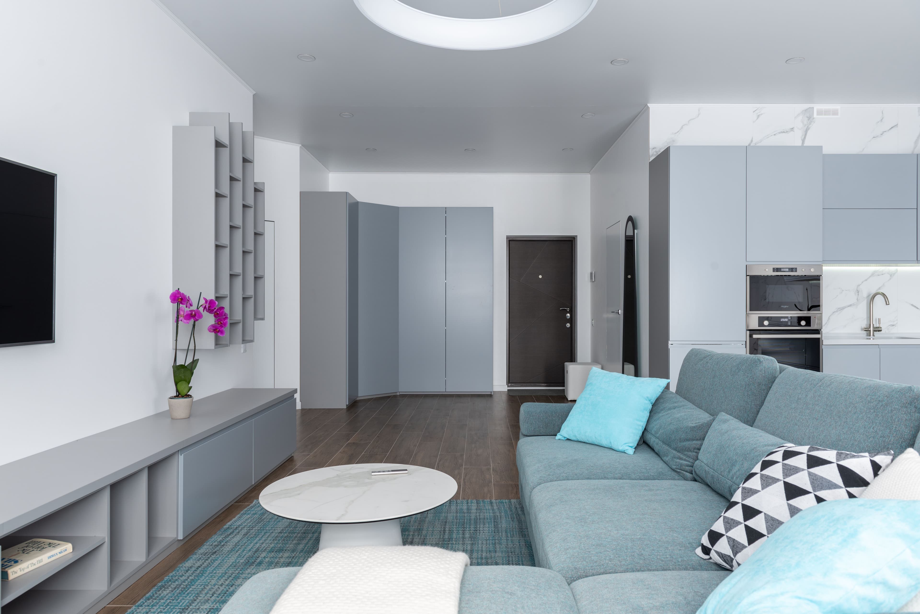 Bright, well-styled apartment interior in Sydney